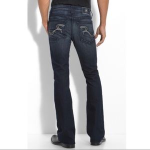 $$-Rock and Republic button fly dark denim.